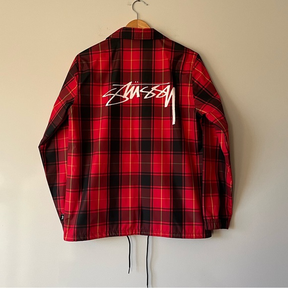 Stussy Cruize Coach Jacket Plaid - Picture 10 of 16